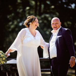 Bruidspaar-Lachen-Liefde